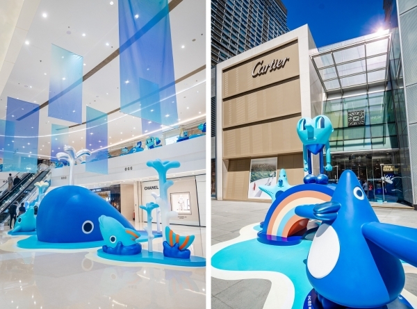 海韵奇旅 Journey of Ocean Harmony 东北首展登陆大连时代广场携手国际艺术家Jeremyville一同探索海洋与城市的共生韵律