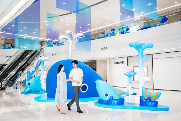 海韵奇旅 Journey of Ocean Harmony 东北首展登陆大连时代广场携手国际艺术家Jeremyville一同探索海洋与城市的共生韵律